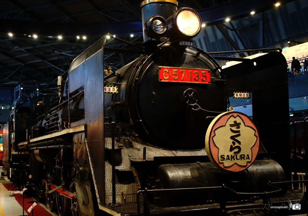 C57形式蒸気機関車　135号