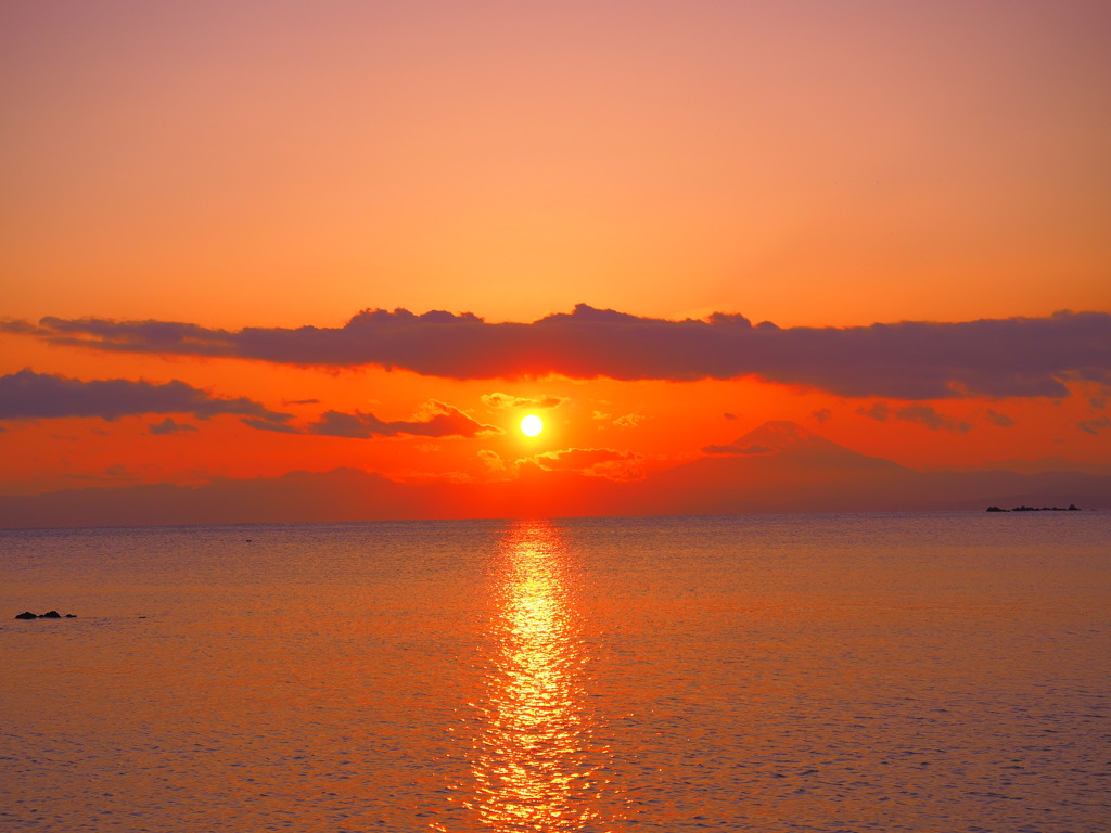 一色海岸散策　〜夕焼け〜