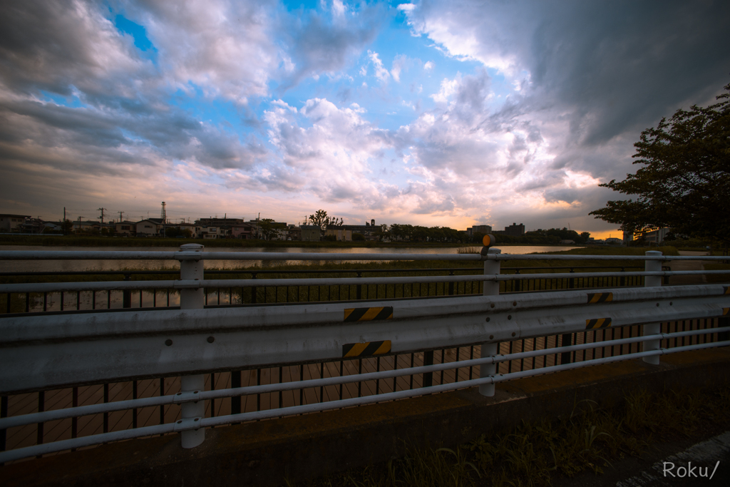 雨上がりに...