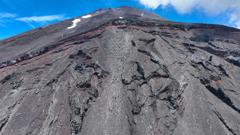 Mt. Fuji 宝永第一火口・上壁 2024年7月5日MAVIC3_0244-