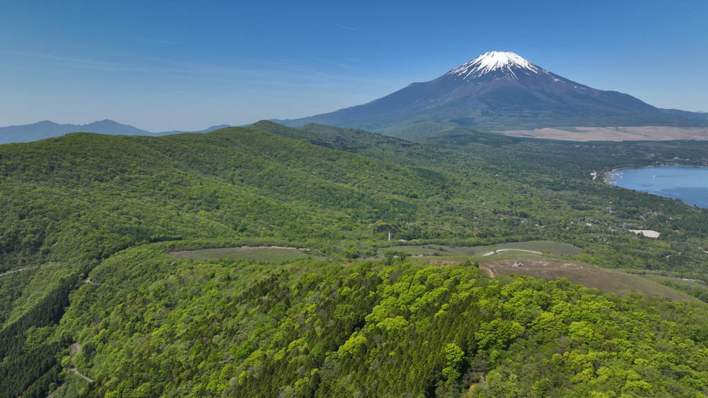 山中湖・三国峠 明神山 2023年5月10日 DJI MAVIC3 _0132_