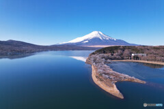 富士山 山中湖　みさき 2023年1月9日-DJI AIR 2S