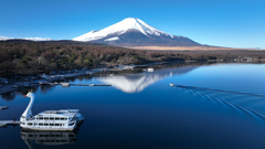 Mt. Fuji 山中湖 白鳥の湖 2024年1月5日MAVIC3_0484_
