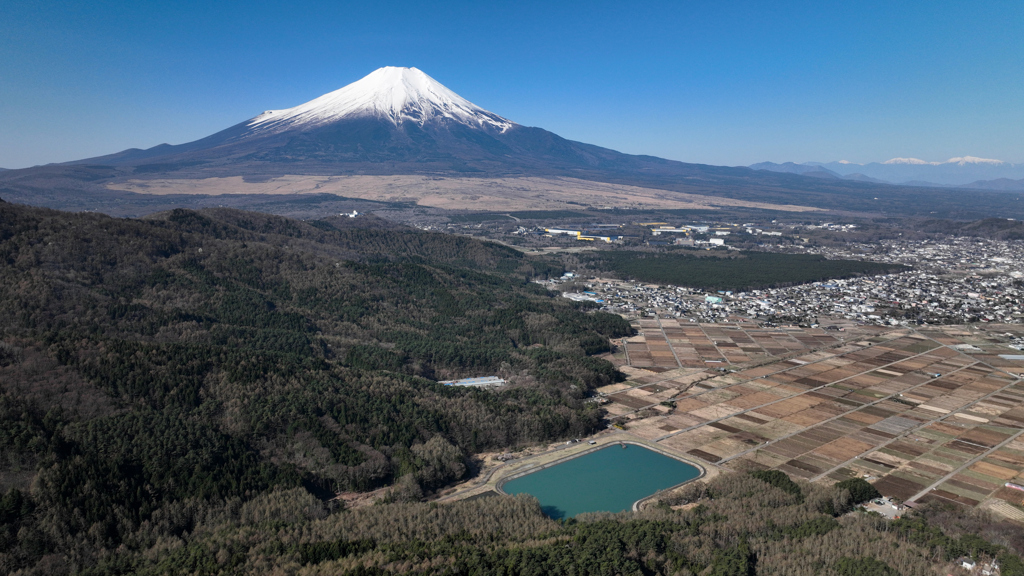 忍野富士 空撮 DJI MAVIC3_ 2023年4月9日-10MG-Jpg