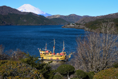 Mt. Fuji 箱根 芦ノ湖 海賊船 2024年1月1日 Z6Ⅱ_1349_