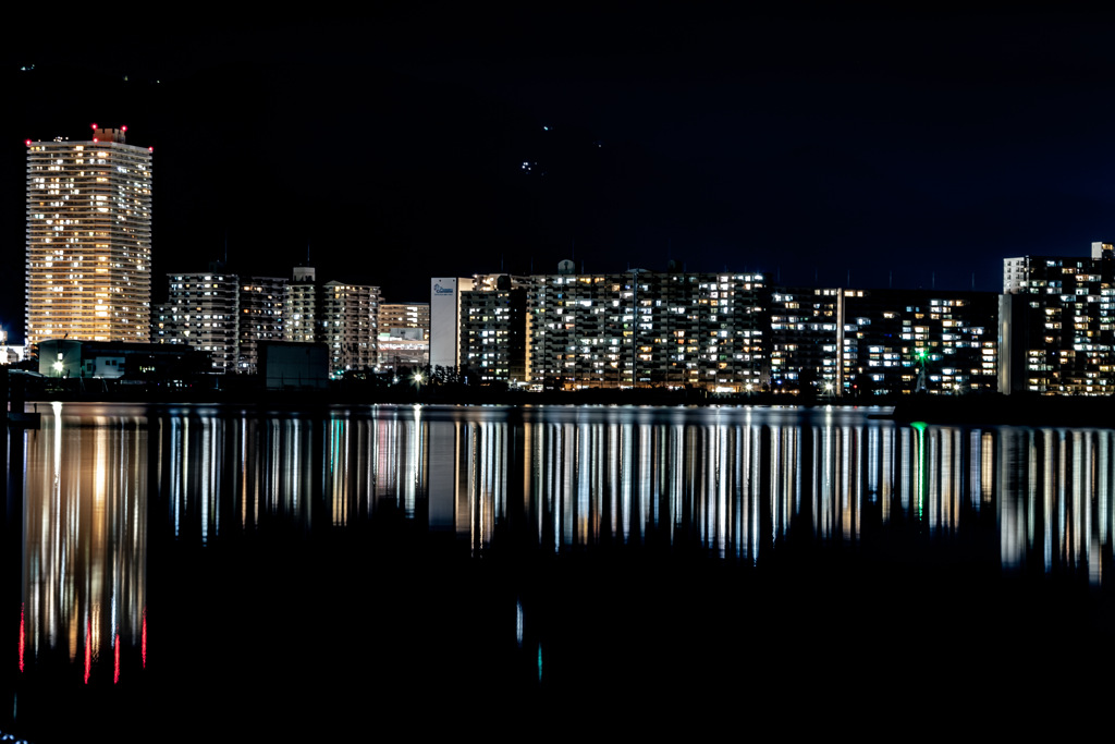 夜景とリフレクション