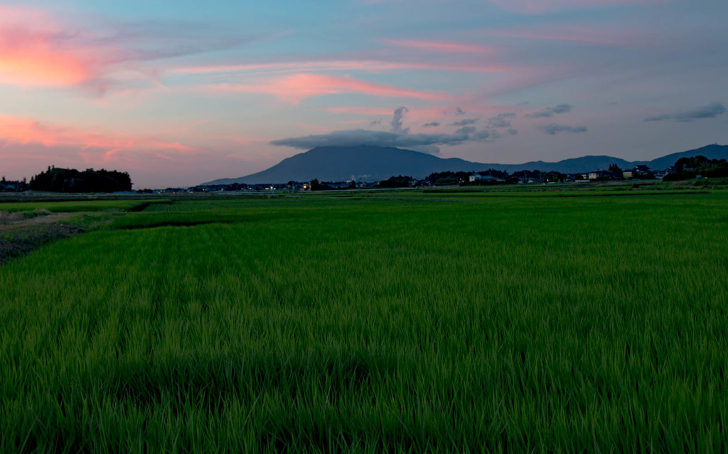 筑波山に笠雲が・・