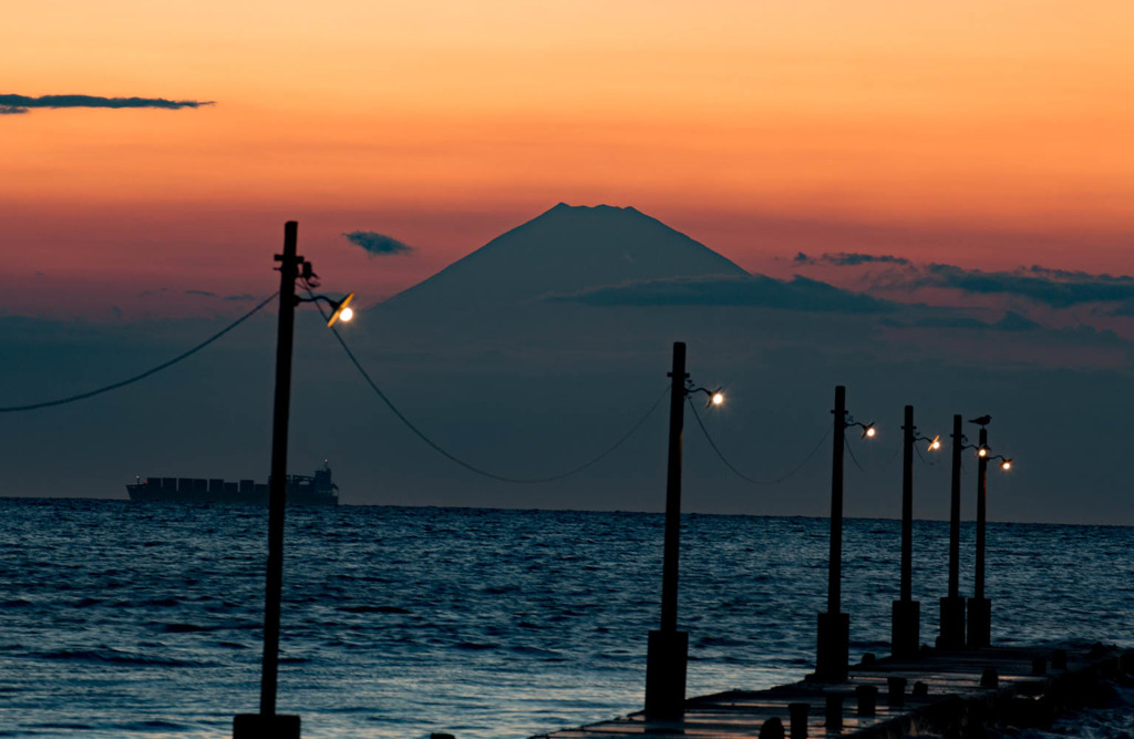 晩夏夕暮れ①