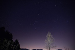 長野県飯田市 城山公園（久米ヶ城跡）より