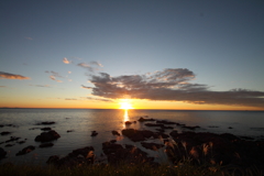 夕日