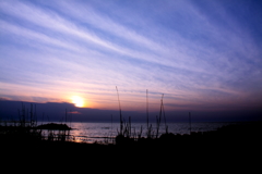 彼方の夕日2