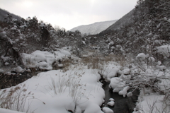 雪の河