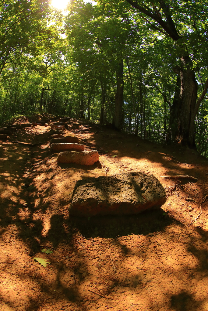 遠軽瞰望岩の道