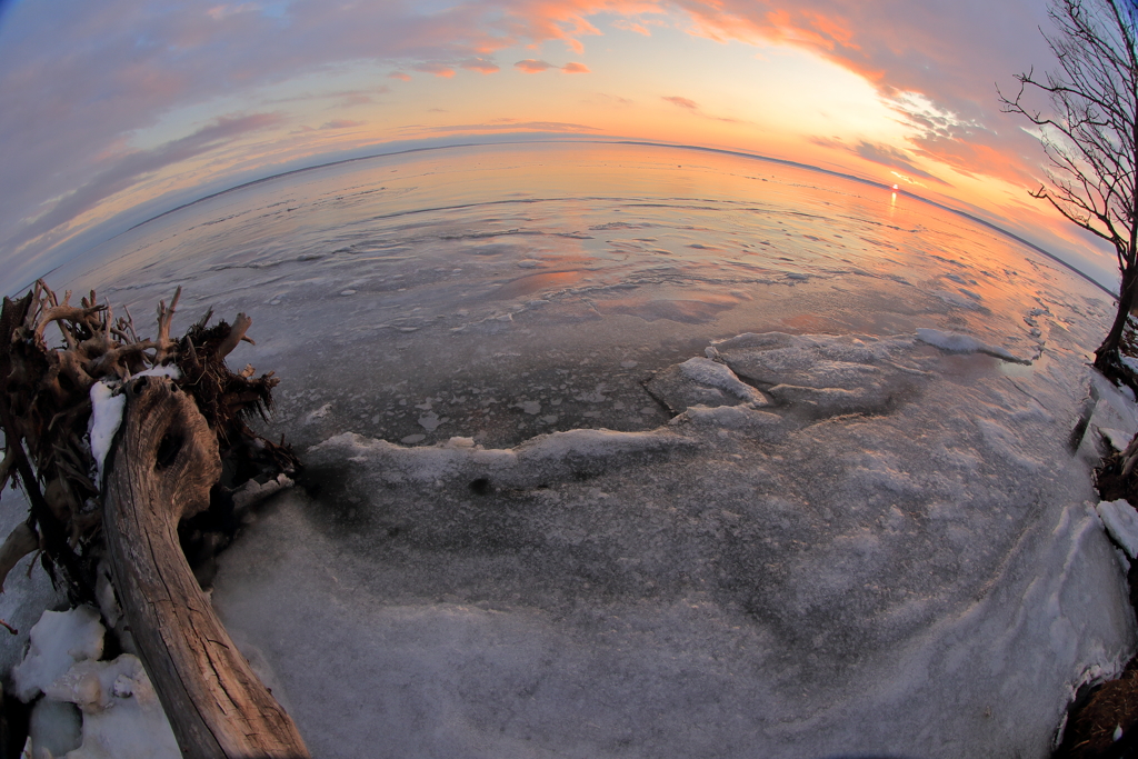 夕焼け氷2
