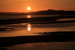 夕焼け前
