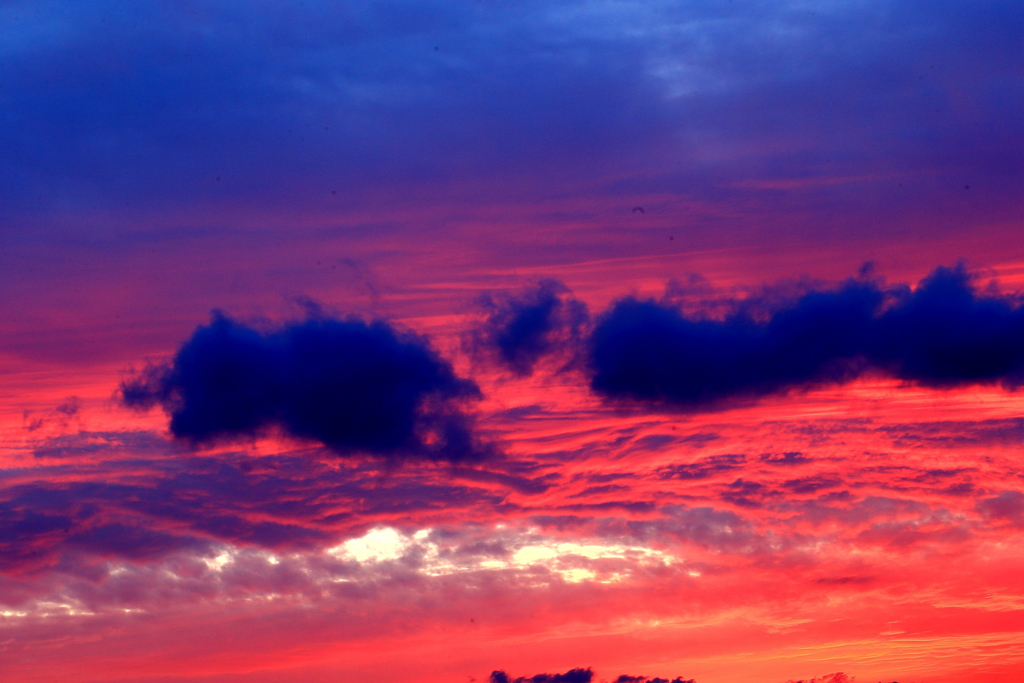 夕日