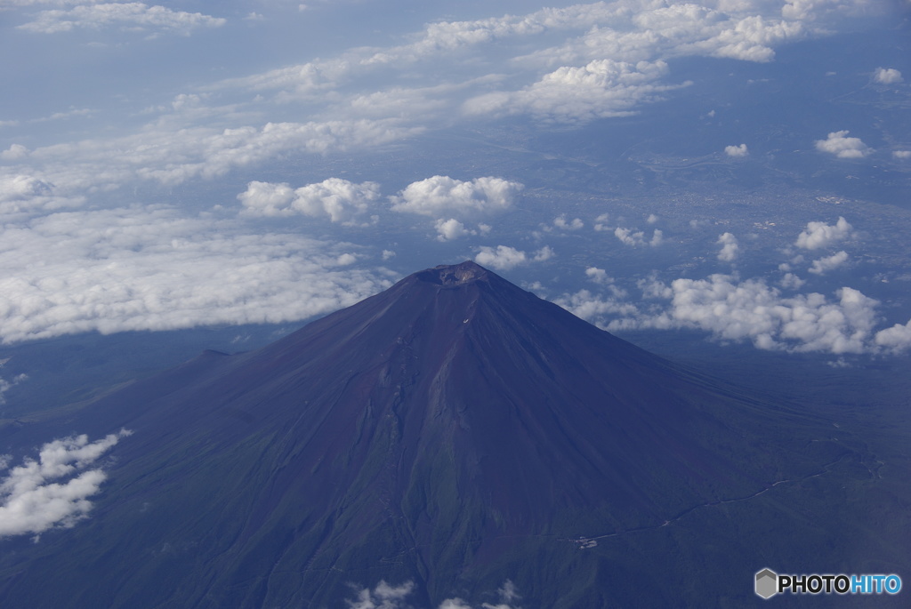 晩夏の富士山