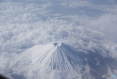 春の富士山