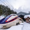 豪雪の板谷駅