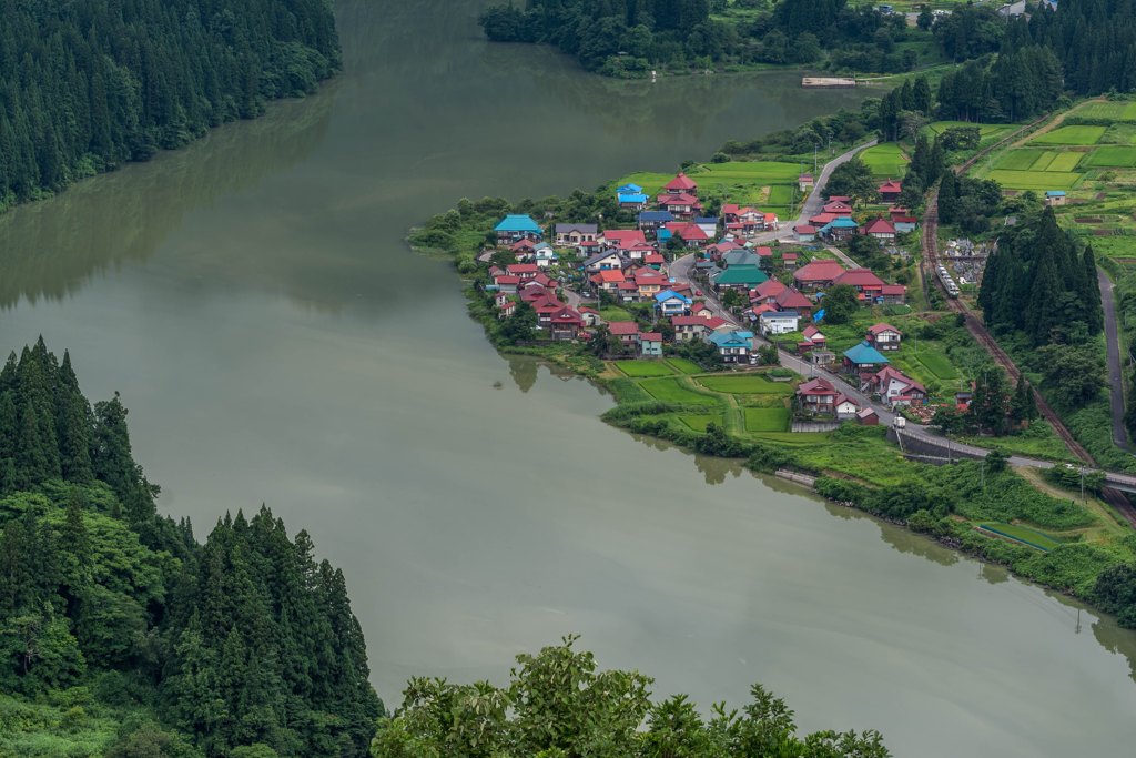 期待通りの絶景、大志俯瞰