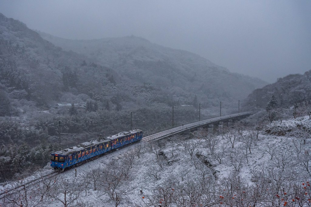 初雪の朝