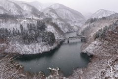 雪化粧の三橋