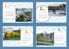 カレンダー2021年１月～４月