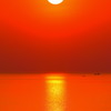 播磨灘の夕日