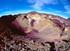 富士山噴火口