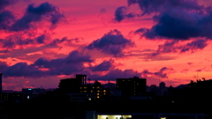台風前後の雲 1
