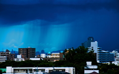 台風前後の雲 2