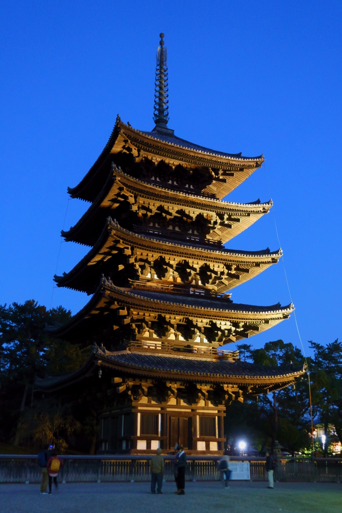 国宝夕景・・・
