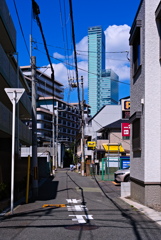 遠目にハルカス