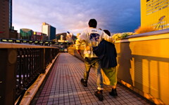 夕日のイチャイチャ・・・