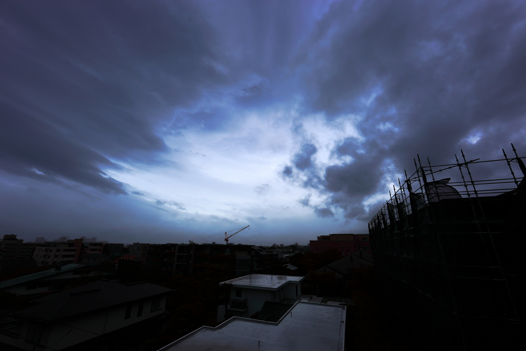 台風21号「目」