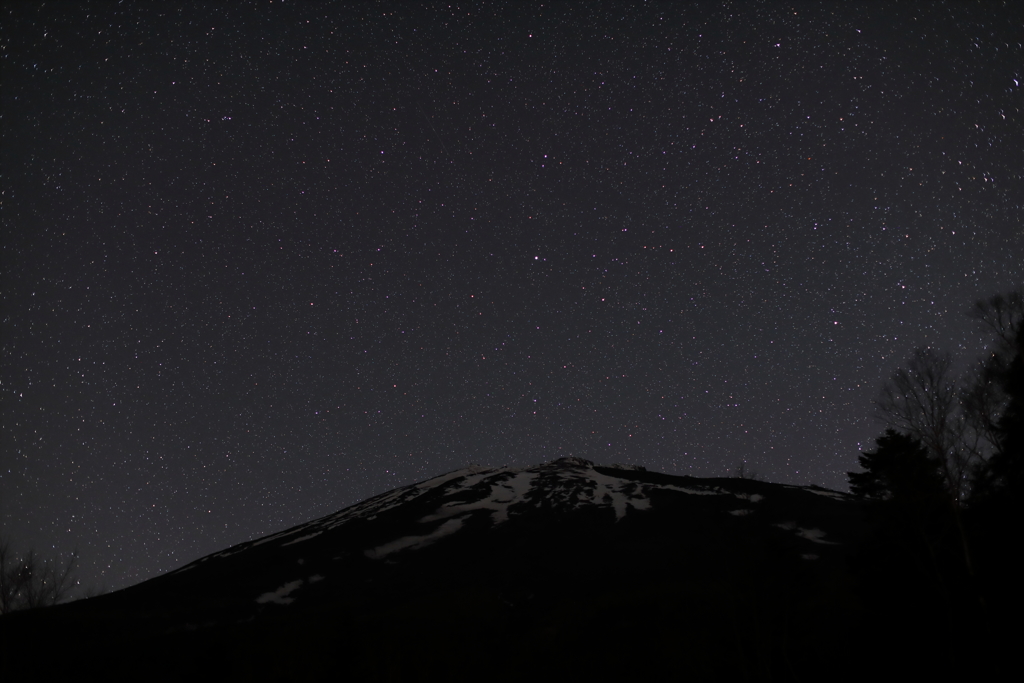 星降る富士山