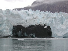 崩れた氷河