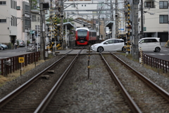 電車が去ったあと