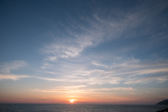 北海道からの夕日