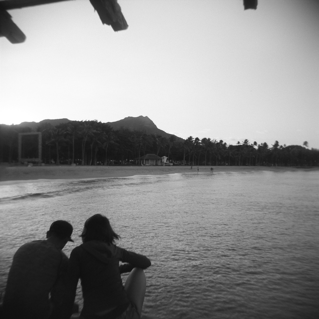 queens beach & diamond head