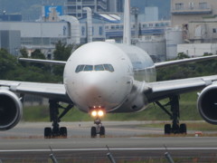 伊丹空港展望デッキにて