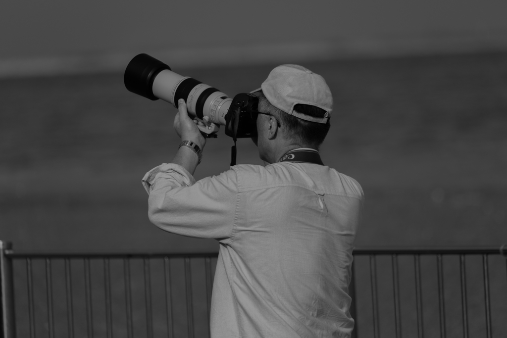 写真を撮る人