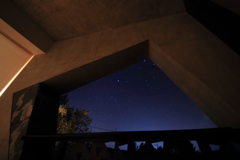 山梨ホテルからの夜空