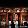夜の雷門*