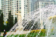 A fountain