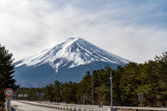 富士吉田IC付近