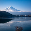 河口湖・富士山