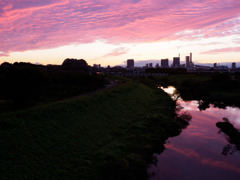 さいたま新都心の夕焼け