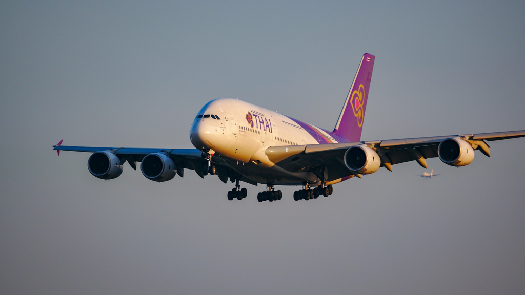 成田空港で