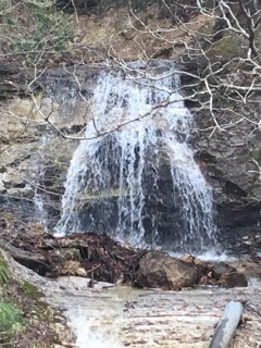 小さな滝？